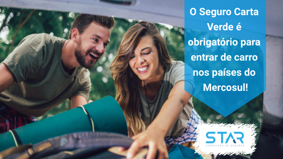 O seguro carta verde é obrigatório para entrar de carro nos países do Mercosul!